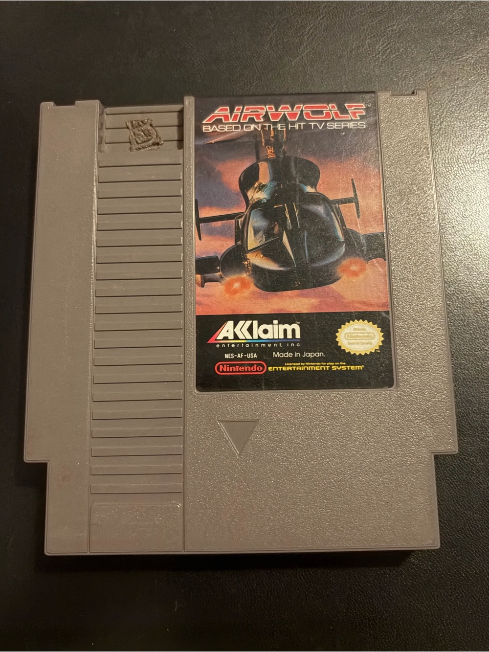 Airwolf NES Nintendo Vintage Video Game Console Toys